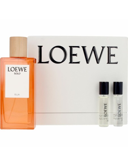 Women's Perfume Set Loewe Solo Ella EDP 3 Pieces