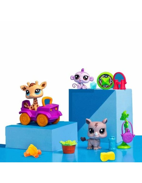 Playset Bandai Littlest Pet Shop SAFARI 8 Pieces