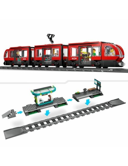 Construction set Lego 60423 Downtown Tram and Station Multicolour