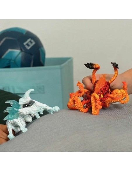 Dolls House Accessories Schleich Lava Octopus vs Ice Bug Duo