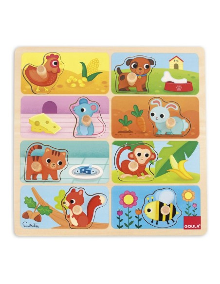 Child's Wooden Puzzle Goula My Favourite Food Wood