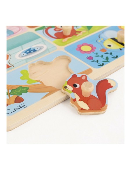 Child's Wooden Puzzle Goula My Favourite Food Wood