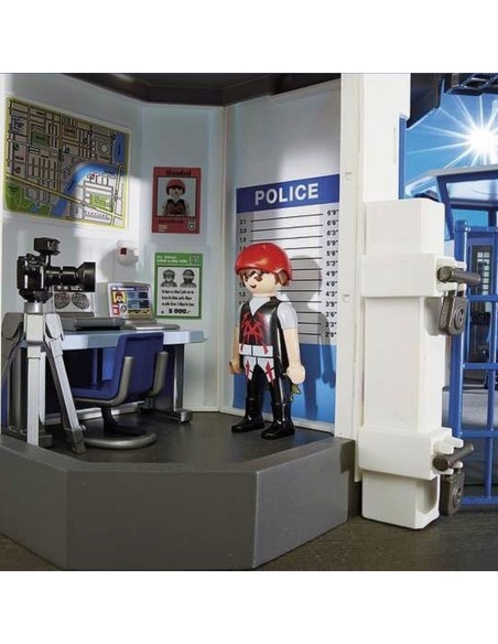 Playset City Action Police Station with Prison Playmobil 6919
