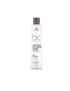 Shampoo Schwarzkopf Professional Bc New Clean Balance Deep Cleansing 250 ml