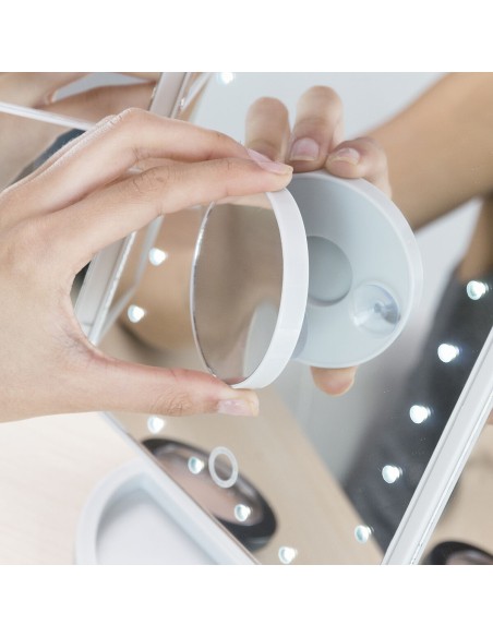 Magnifying Mirror with LED 4-in-1 Ledflect InnovaGoods