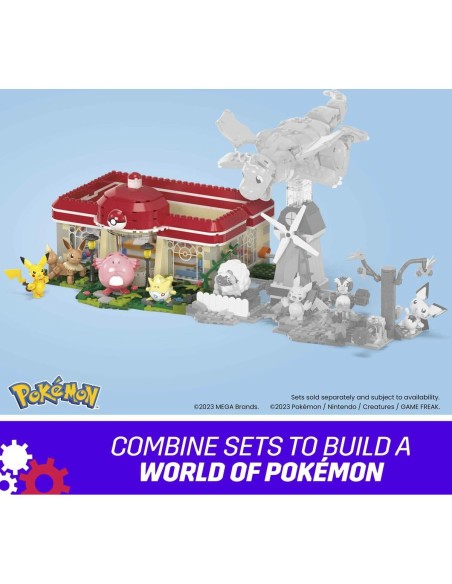Construction kit Pokémon Mega Construx - Forest Pokémon Center 648 Pieces