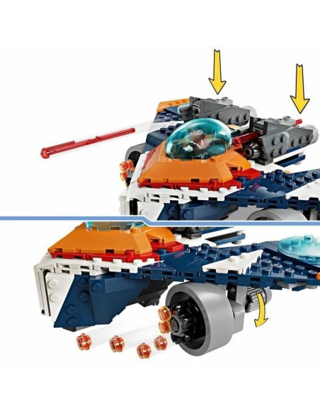 Construction set Lego 76278 Marvel: Rocket vs. Ronan's Spaceship Multicolour 290 Pieces