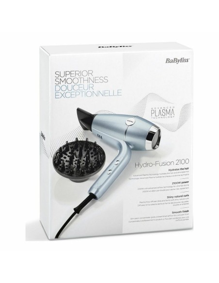 Hairdryer Babyliss Blue Metallic 2100 W