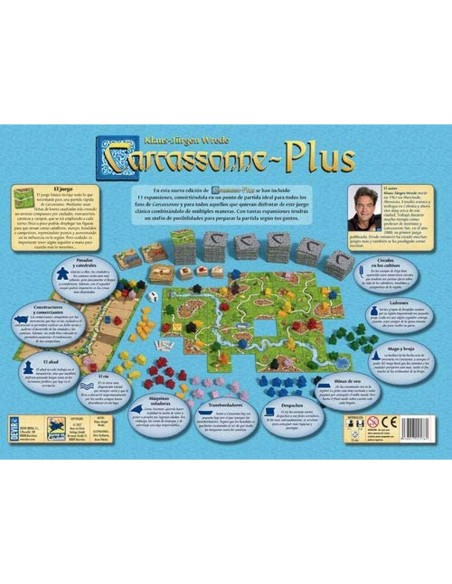 Board game Devir CARCASSO + BASICO & 11 EXPAN