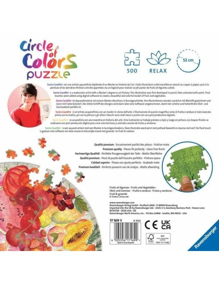 Puzzle Ravensburger Iceland: Kirkjuffellsfoss  (500 Pieces)