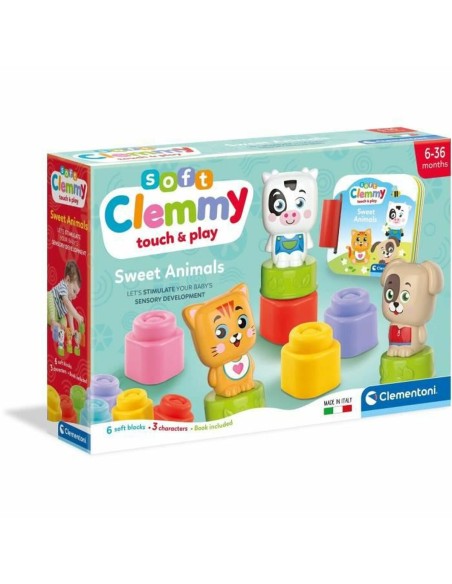 Construction set Baby Born Cubes & animals Soft Clemmy (FR) Book 9 Pieces