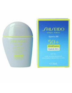Hydrating Cream with Colour Shiseido Sports BB SPF50+ Very Dark