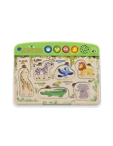 Child's Wooden Puzzle Vtech Baby Puzzle Wood animals