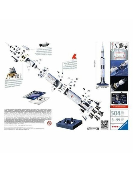 Puzzle Ravensburger Saturn V space rocket