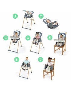 Highchair Ingenuity Grey 2