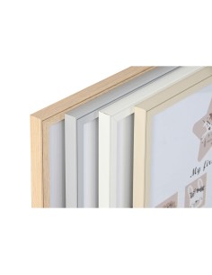Photo frame Home ESPRIT Crystal MDF Wood 40,5 x 2 x 49,5 cm (4 Units) 2