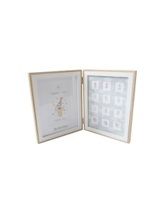 Photo frame Home ESPRIT Crystal MDF Wood 36 x 3 x 23 cm (2 Units)