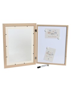 Painting Home ESPRIT White Natural 34 x 3 x 44 cm 2