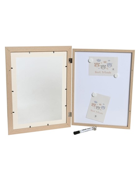 Painting Home ESPRIT White Natural 34 x 3 x 44 cm