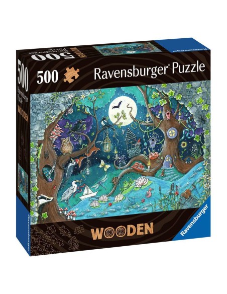 Puzzle Ravensburger 17516 Fantasy Forest Wood 500 Pieces