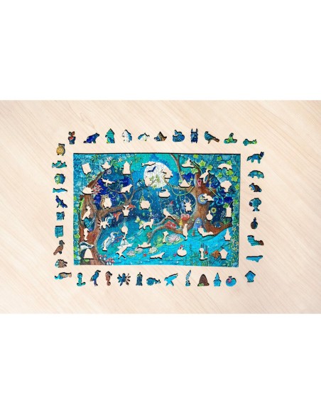 Puzzle Ravensburger 17516 Fantasy Forest Wood 500 Pieces